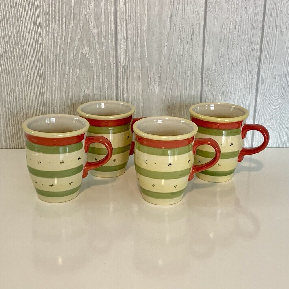 Pfaltzgraff The Secrets of Pistoulet by Jana Kolpen Coffee Mugs Set Of 4